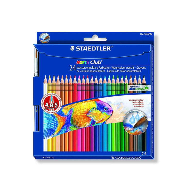 مداد آبرنگی استدلر نوریس کلاب 24 رنگ کد 10NC24 144