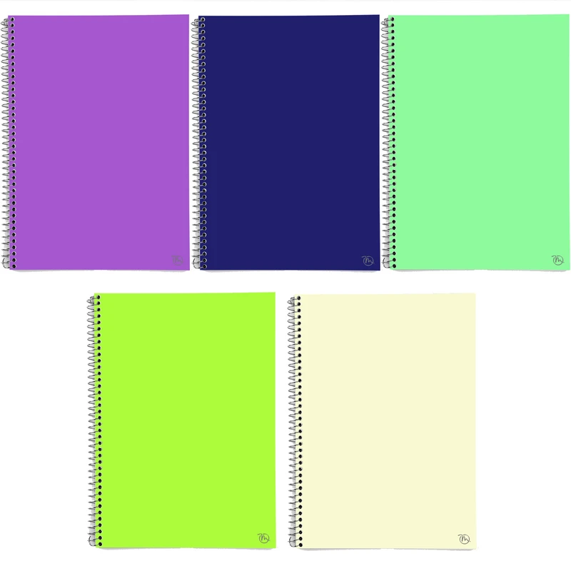 دفتر مشق 50 برگ مدوپد طرح ساده کد BD10012 مجموعه 5 عددی