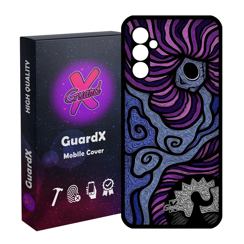 کاور گارد ایکس طرح رنگی مدل Glass10428 مناسب برای گوشی موبایل سامسونگ Galaxy A24/A24 4G/M34 5G