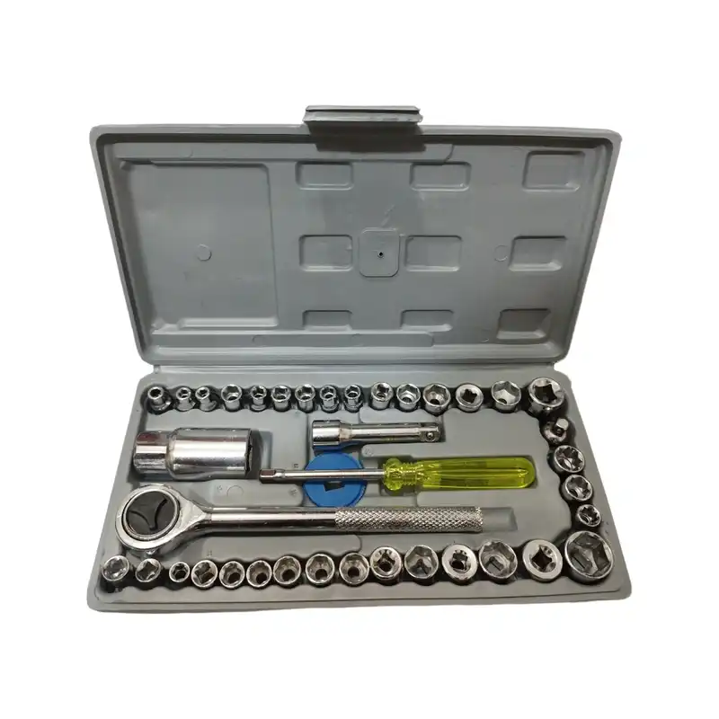 آچار بکس و دسته آچار آیوا مدل AR-TUB مجموعه 40 عددی