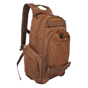 کوله پشتی لپ تاپ مدل PRODUCER BROWN PINSTRIPE.626 مناسب برای لپ تاپ 17 اینچی
