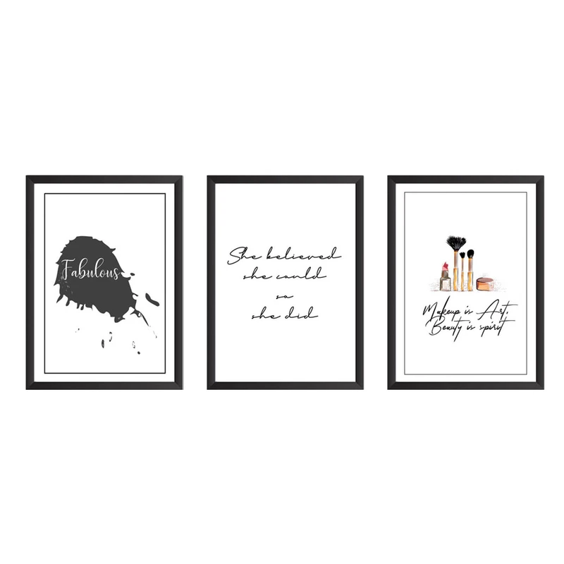 تابلو سه تکه وینا مدل Fabulous