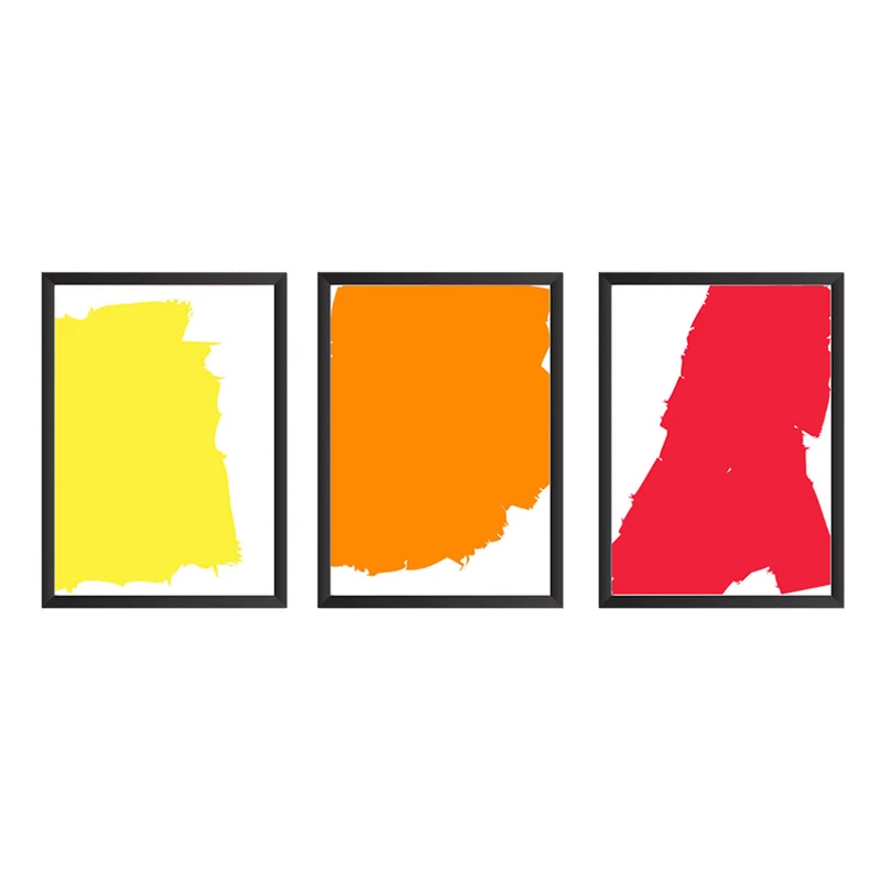 تابلو سه تکه وینا مدل Colors