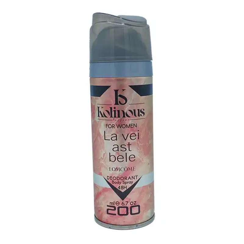 اسپری خوشبو کننده بدن زنانه کلینوس مدل La Vei Ast Bele حجم 200 میلی لیتر