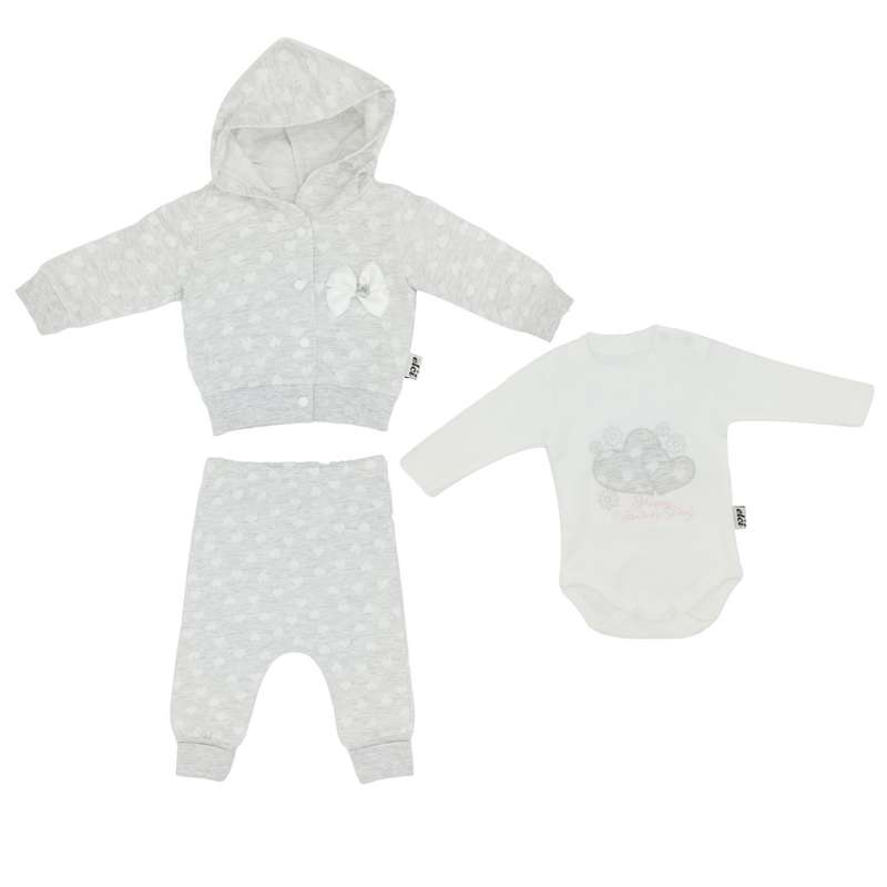 ست 3 تکه لباس نوزادی مدل elci baby 2022