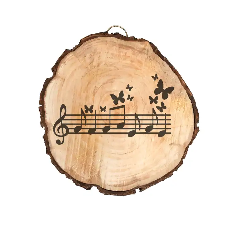 تابلو چوبی مدل نت موسیقی کد 652536