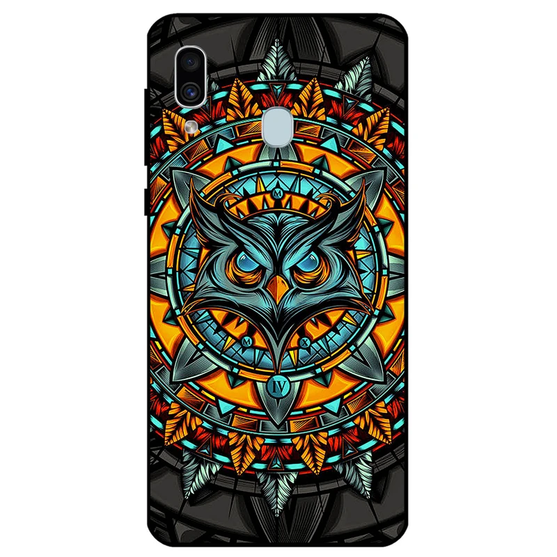 کاور مگافون طرح جغد مدل 1903 مناسب برای گوشی موبایل سامسونگ Galaxy A40         