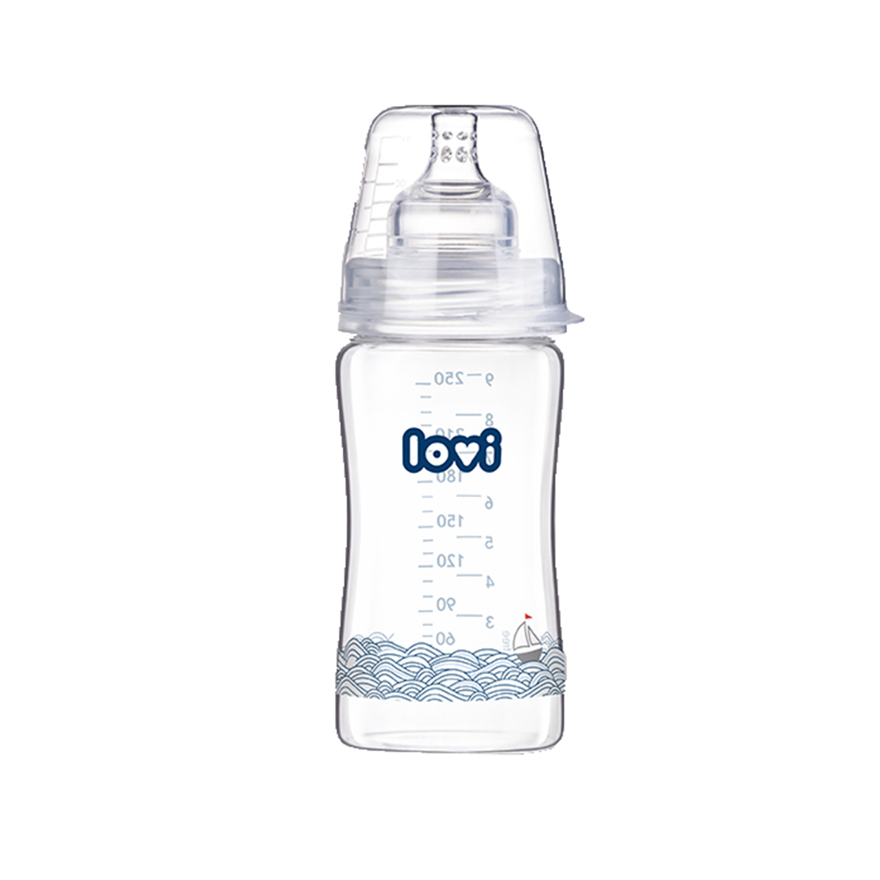 شیشه شیر کودک لاوی مدل 74201 ظرفیت 250 میلی لیتر 