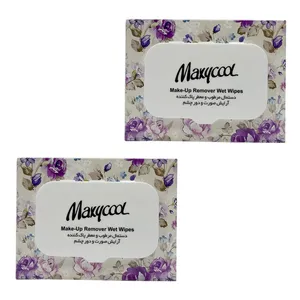 دستمال مرطوب ماکسی کول مدل Make-Up-1 مجموعه 2 عددی