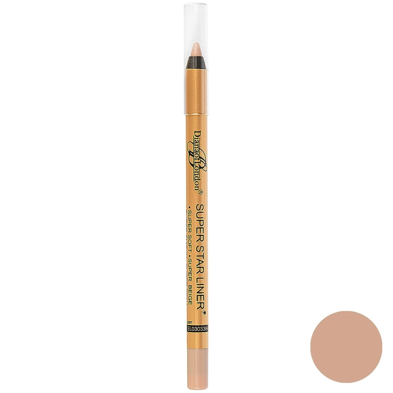 مداد چشم دایانا آف لاندن سری Super Star Liner  مدل Super Beige شماره SSL03