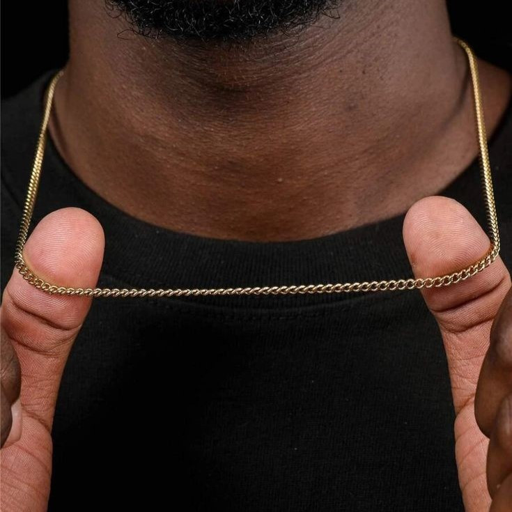 زنجیر کارتیه طلا 18 عیار مردانه گالری طلای پرنسس مدل GP102 زنجیر کارتیه طلا 18 عیار مردانه گالری طلای پرنسس مدل GP102