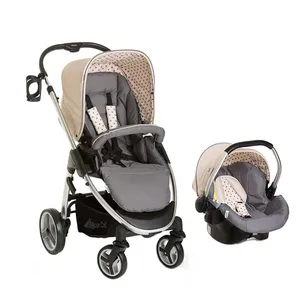ست کالسکه و کریر هاوک مدل Lacrosse SND Dots Grey