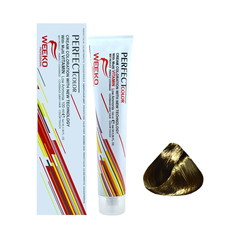 رنگ مو ویکو شماره 8.3 حجم 100 میلی لیتر رنگ بلوند زیتونی روشن