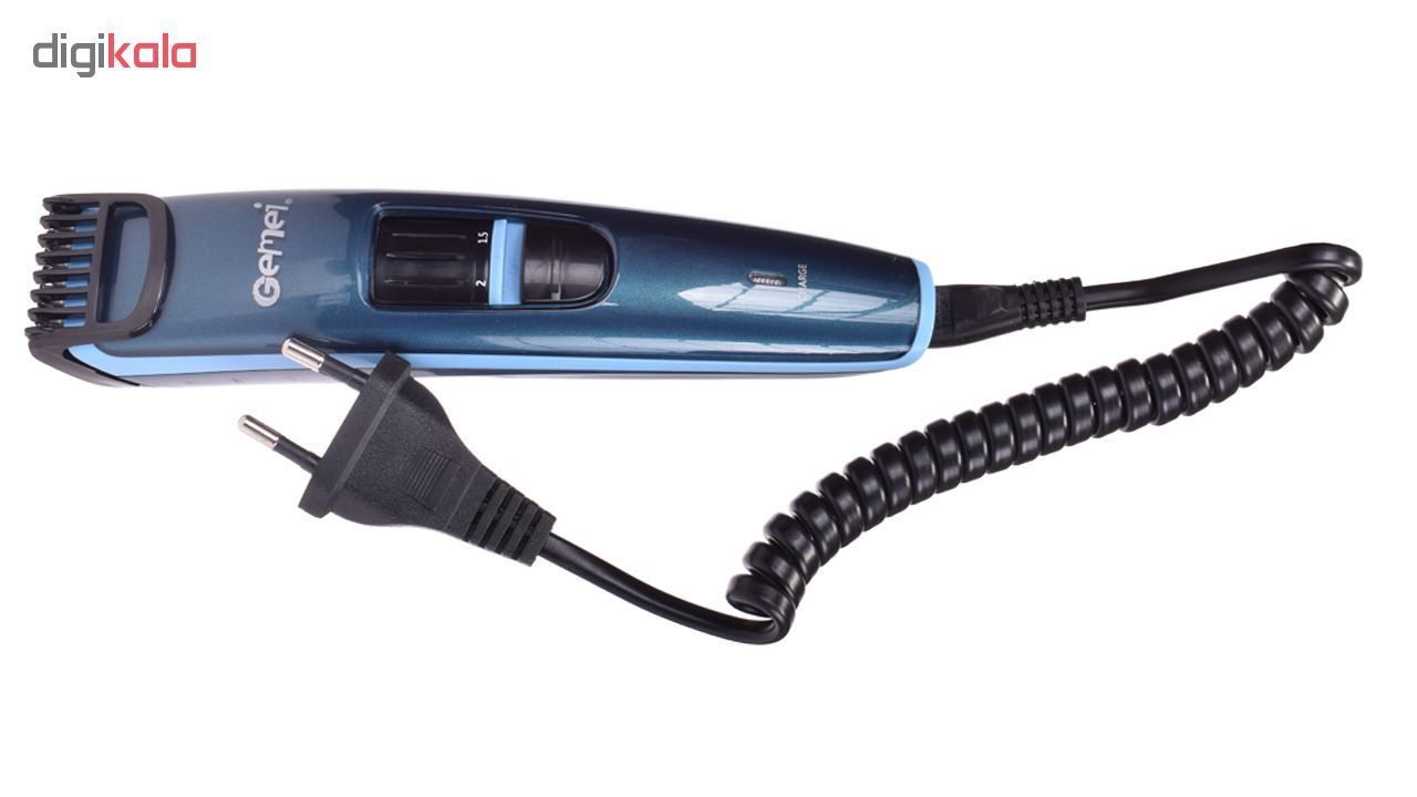 ماشین اصلاح سر و صورت جیمی مدل GM-6039-BL -  - 4