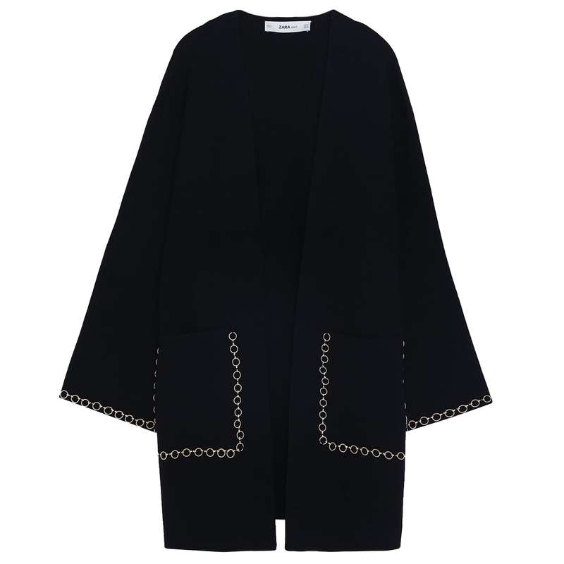 کت زنانه زارا مدل BLACK - 6254/148