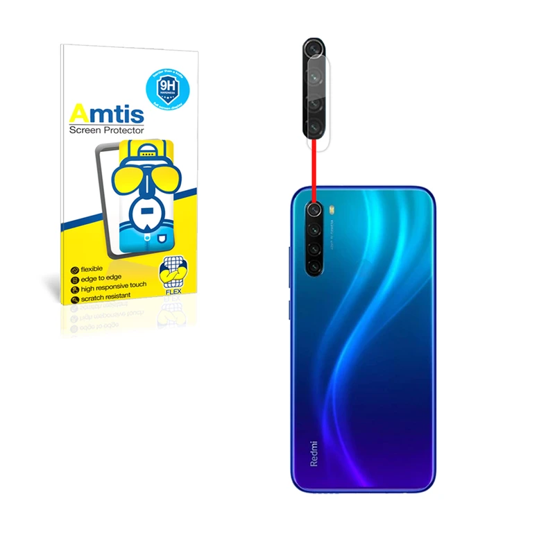 محافظ لنز دوربین امتیس مدل redminote 8 مناسب برای گوشی موبایل شیائومی REDMI NOTE 8