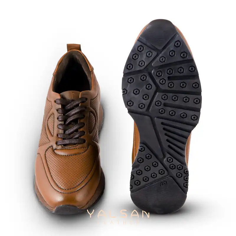 کفش روزمره زنانه چرم یلسان مدل ناتاشا کد GN 632 asl