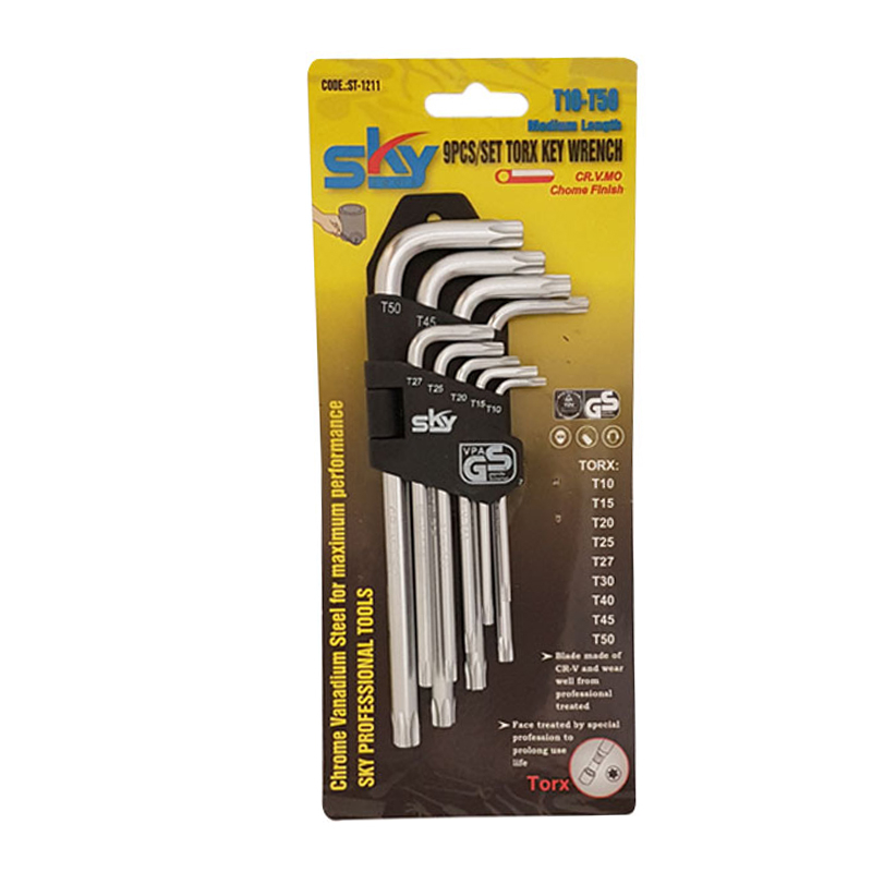 مجموعه 9 عددی آچار آلن ستاره ای  اس کای مدل ST-1211