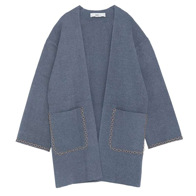 کت زنانه زارا مدل GREY - 6254/148