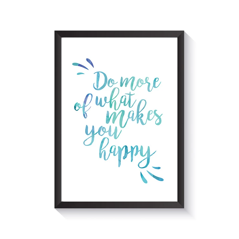 تابلو دیواری یک تکه وینا مدل Do More Of What Makes You Happy III