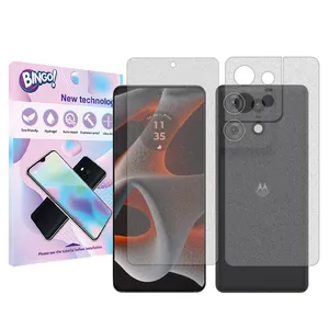 Bingo Matte Model Tough screen protector suitable for Motorola Edge 50 Pro Mobile phone with back protector