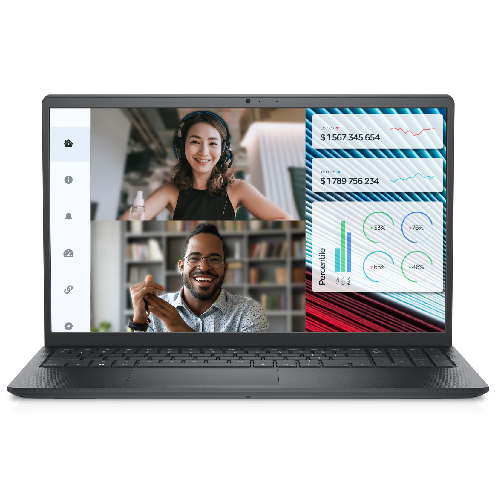 لپ تاپ 15.6 اینچی دل مدل Vostro 3520-i3 1215U 4GB 1SSD 1HDD - کاستوم شده