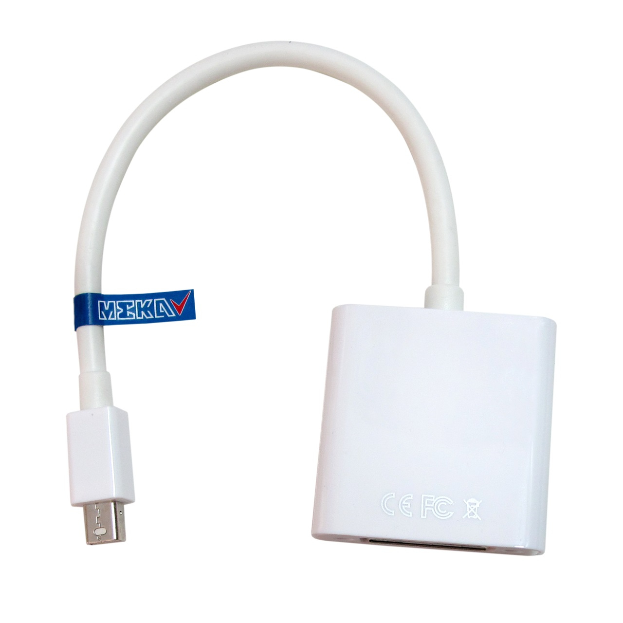 مبدل mini DisplayPort به DVI مکا مدل MC19 طول 20 سانتیمتر