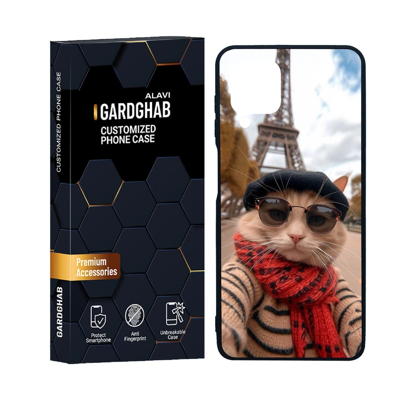 کاور گارد قاب علوی مدل دور ژله ای هنری مناسب برای گوشی موبایل سامسونگ Galaxy M22 4G