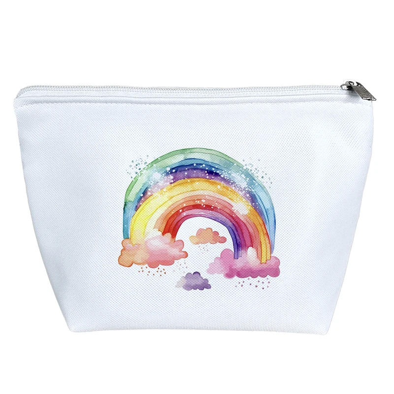 کیف لوازم آرایش دخترانه خندالو مدل رنگین کمان کد H612