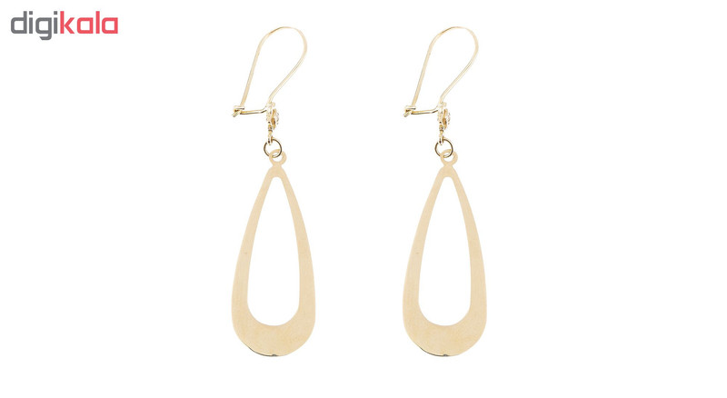 گوشواره طلا 18 عیار طرح اشک