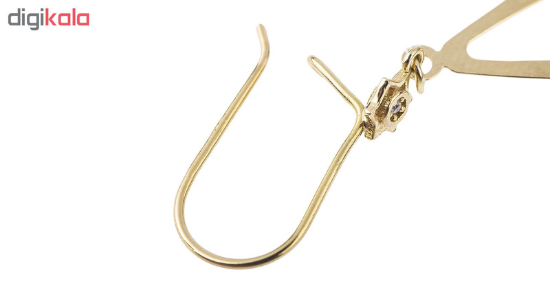 گوشواره طلا 18 عیار طرح اشک