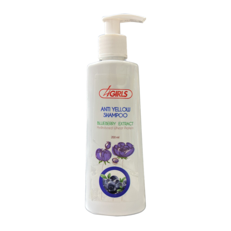 شامپو مو فور گیرلز مدل ضد زردی حجم 200 میلی لیتر
