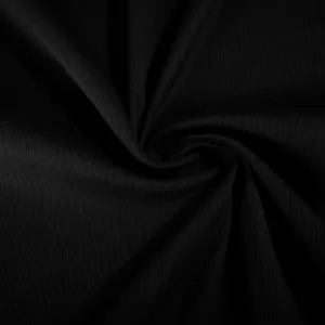 پارچه لباس عرض 1.5 متر مدل کبریتی رنگ مشکی