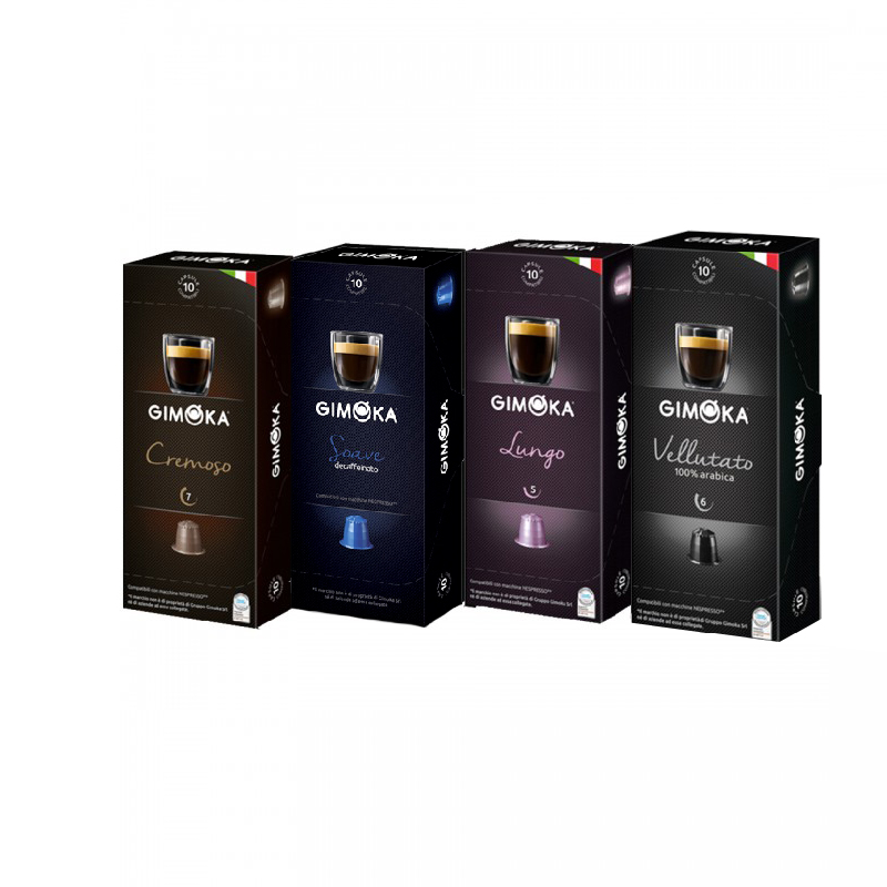 کپسول قهوه جیموکا مدل ترکیبی gimoka مجموعه 40 عددی