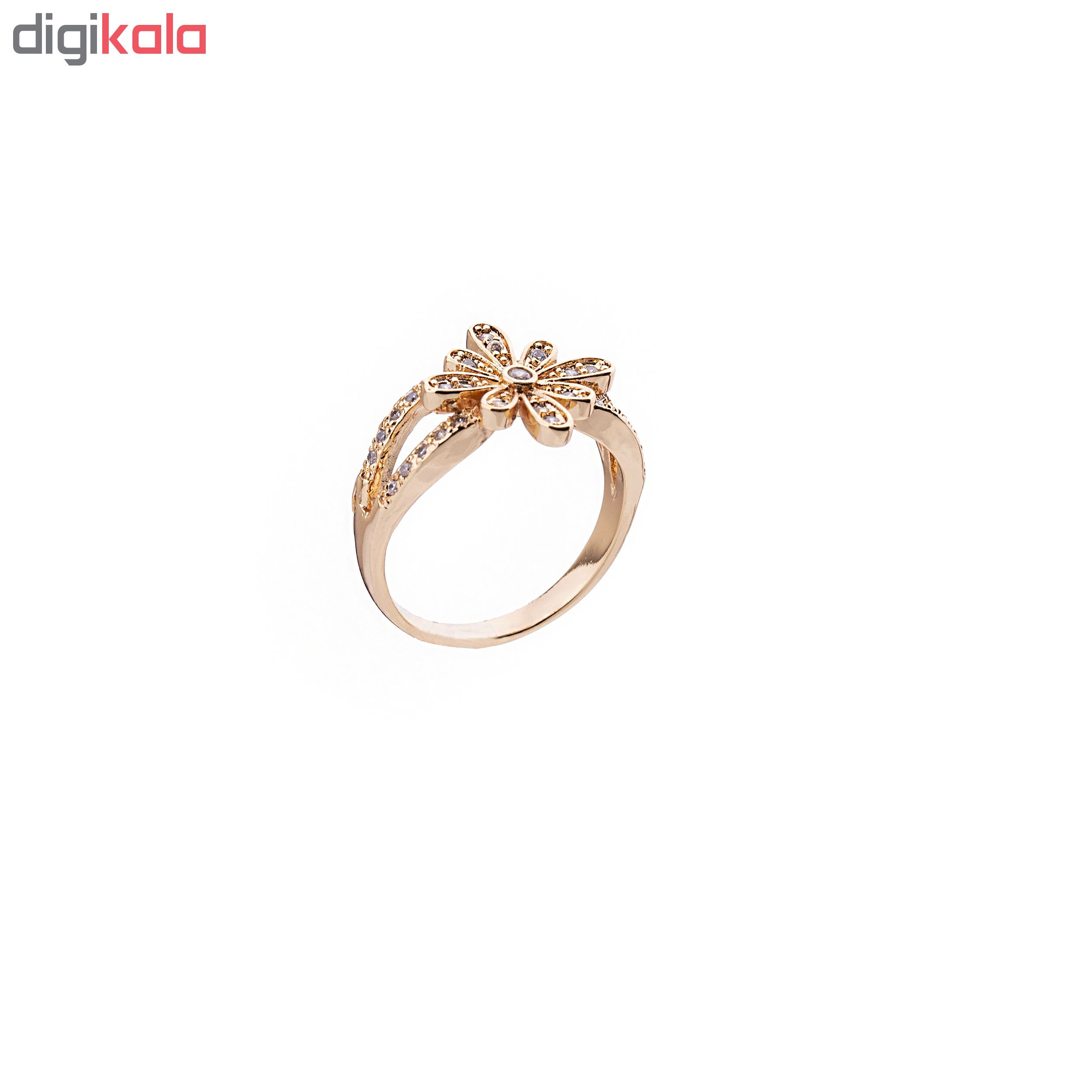 انگشتر طرح گل کد AN1055