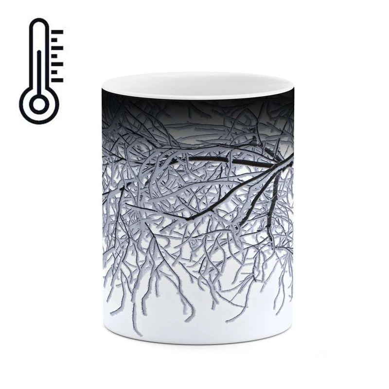 ماگ حرارتی کاکتی مدل منظره برفی کد mgh14913