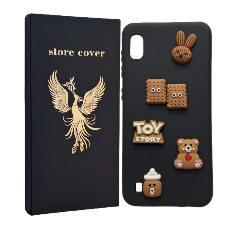  کاور استور کاور طرح عروسک توی برجسته مدل a10 مناسب برای گوشی موبایل سامسونگ Galaxy A10