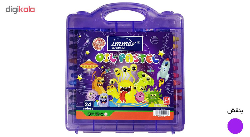 پاستل 24 رنگ ایمر کد JM 619-24