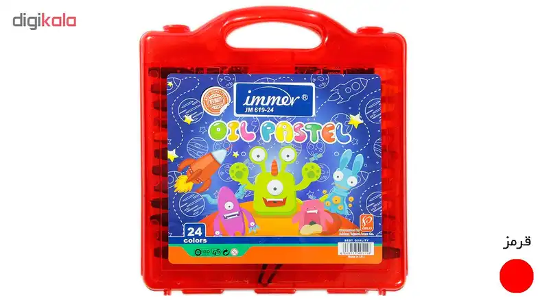 پاستل 24 رنگ ایمر کد JM 619-24