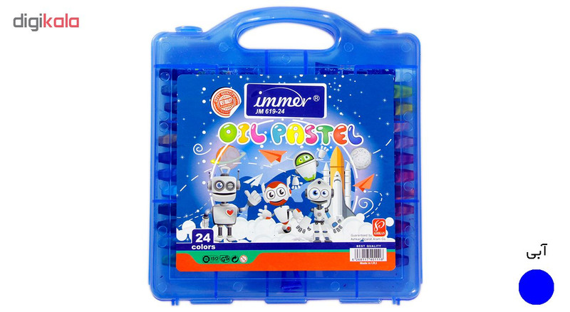پاستل 24 رنگ ایمر کد JM 619-24