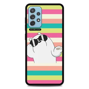 AKAM AMCWSGA72-BARE BEAR11 Cover For Samsung Galaxy A72