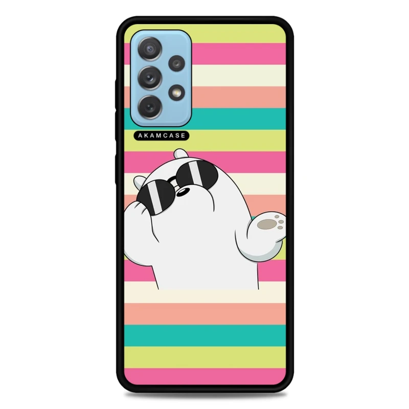 کاور آکام مدل AMCWSGA72-BARE BEAR11 مناسب برای گوشی موبایل سامسونگ Galaxy A72