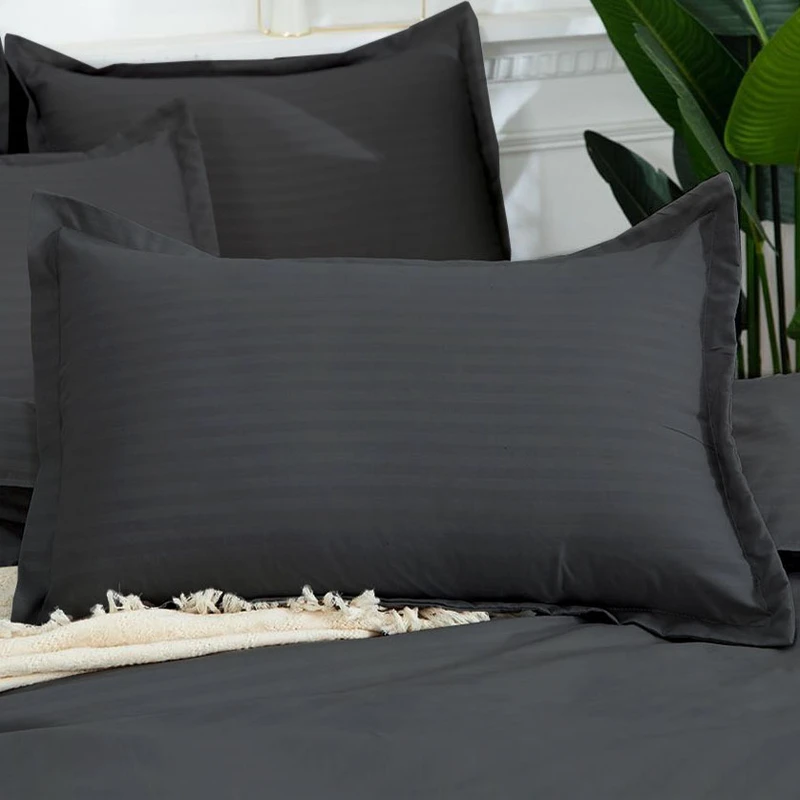 رو بالشی نوپه هوم مدل بیسیک راه راه هتلی کد Q10 بسته دو عددی