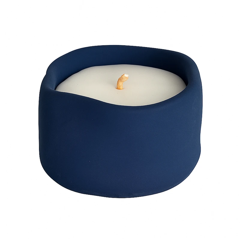 شمع لیوانی معطر مدل ۰۲ با رایحه لوندر زمان اتمام ۱۶ ساعت