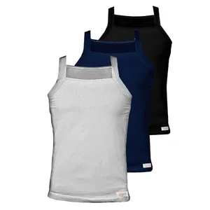 زیرپوش خشتی مردانه پنبینه مدل پنبه الیاف طبیعی اکونومی مجموعه 3 عددی