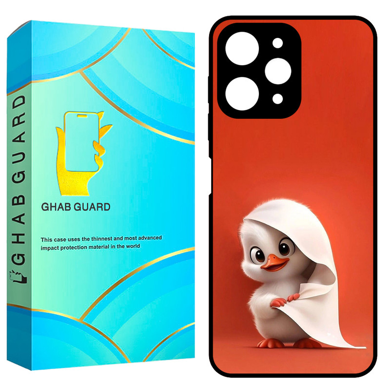 کاور قاب گارد طرح اردک مدل GCHPR12 مناسب برای گوشی موبایل شیائومی Redmi 12 4G / Redmi 12 5G / Poco M6 Pro 5G