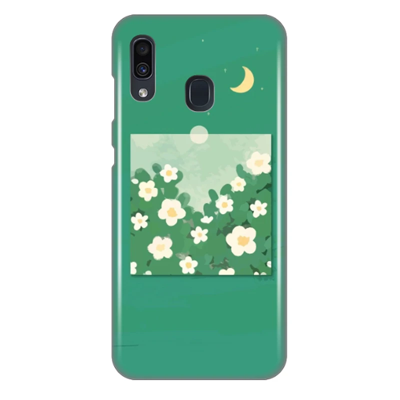 کاور طرح ماه و گل کد DIMO-028 مناسب برای گوشی موبایل سامسونگ Galaxy A30 / Galaxy A20