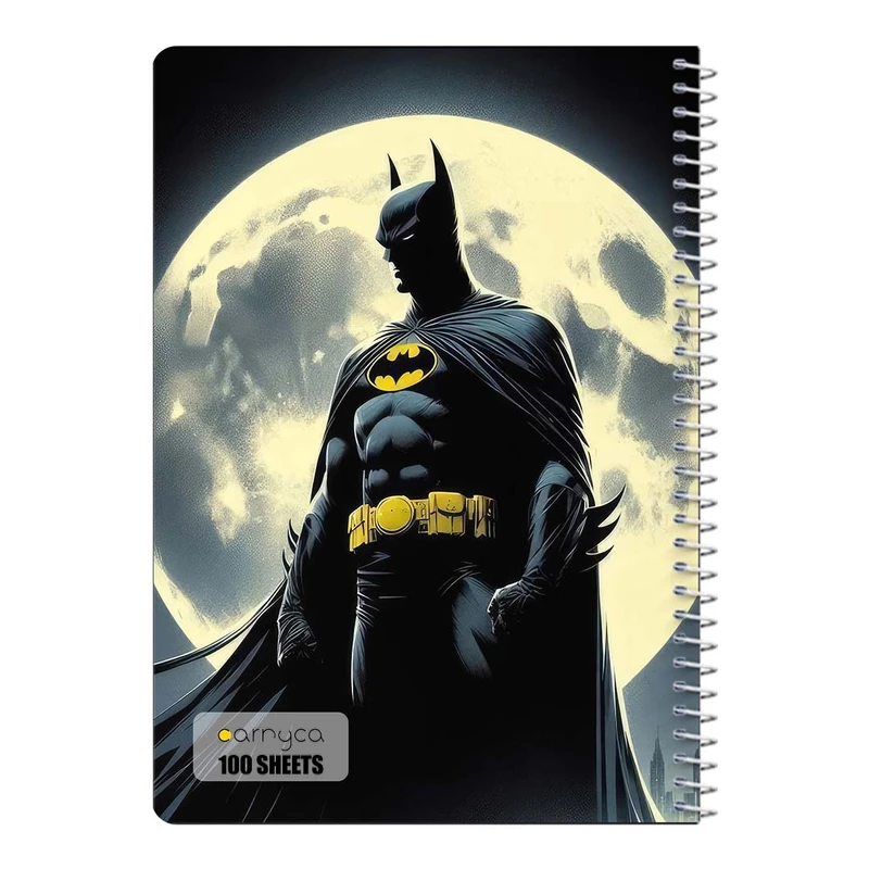 دفتر مشق 100 برگ سیمی کارنیکا طرح بتمن Batman کد 57424