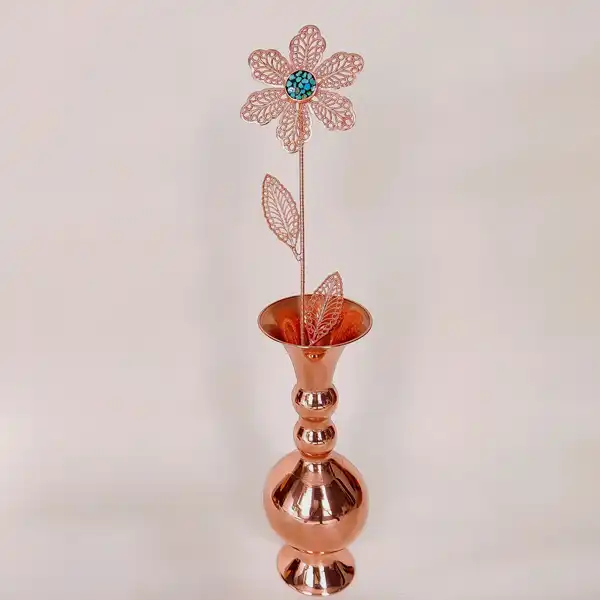 گل مسی فیروزه کوبی کد ZH287.1