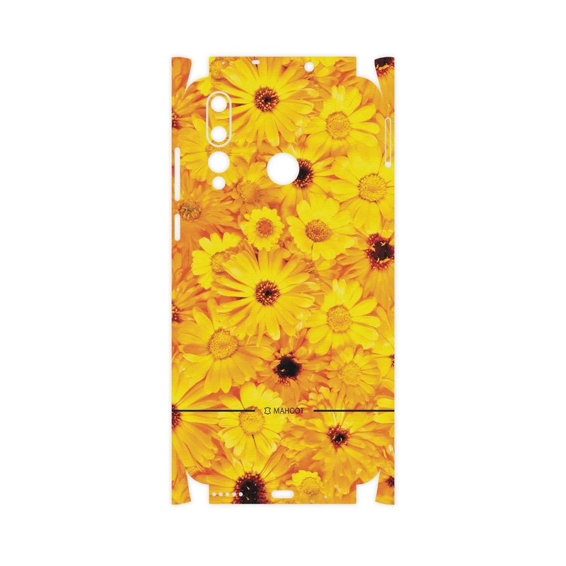 برچسب پوششی ماهوت مدل Yellow-Flower-FullSkin مناسب برای گوشی موبایل هوآوی NOVA 4